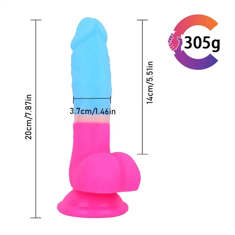 7.5 IN Colors Silicone Dildo Lesbian Strap On Harness Kit 2 7.5 IN Colors Silicone Dildo Lesbian Strap On Harness Kit 2