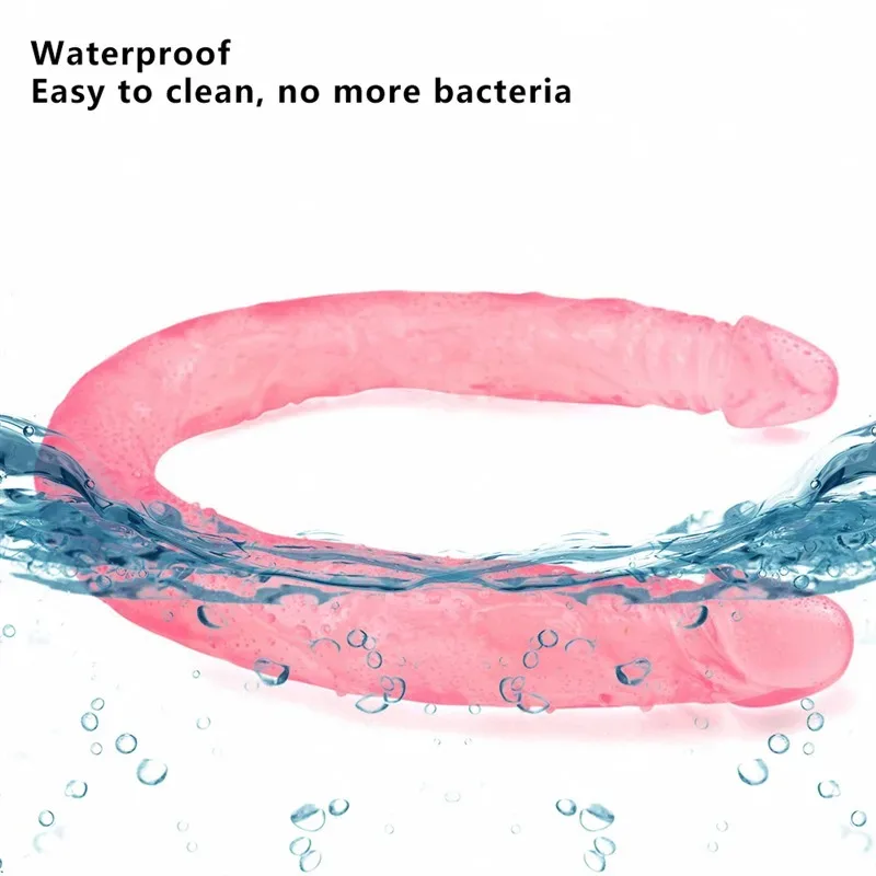 21.5 IN Flexible Double Ended PVC Dildo 4 21.5 IN Flexible Double Ended PVC Dildo 4