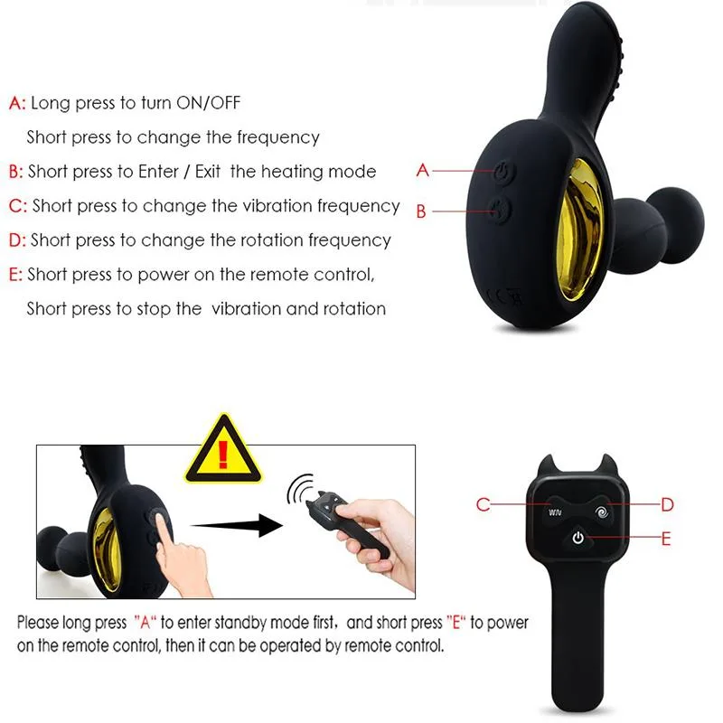 360° Rotation Anal Beads Vibrator for Men and Women 3 360° Rotation Anal Beads Vibrator for Men and Women 3