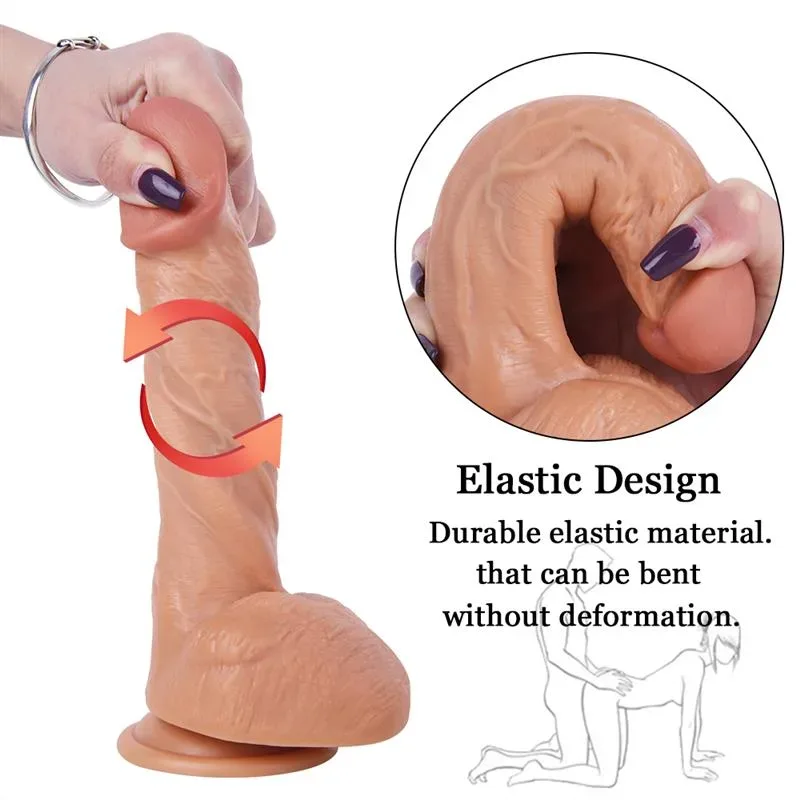 7.5 IN Realistic Silicone Dildo Strap On Kits 6 7.5 IN Realistic Silicone Dildo Strap On Kits 6