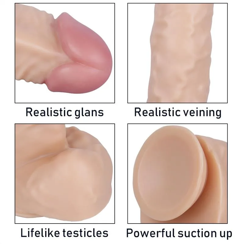 15 IN Huge Lifelike Suction Cup PVC Dildo 4 15 IN Huge Lifelike Suction Cup PVC Dildo 4