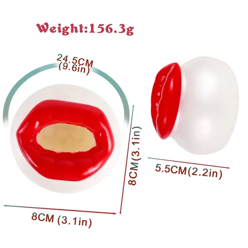 Soft Silicone Mouth Shaped Glans Trainer Men Masturbrator 1 Soft Silicone Mouth Shaped Glans Trainer Men Masturbrator 1