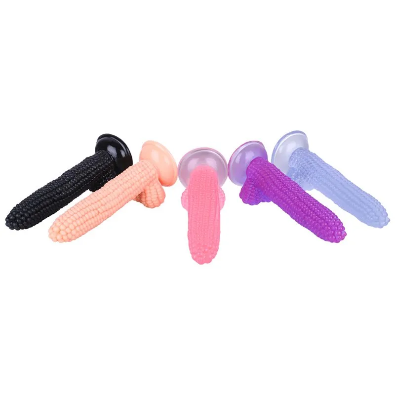 7.5 IN Suction Cup PVC Corn Dildo 7 7.5 IN Suction Cup PVC Corn Dildo 7