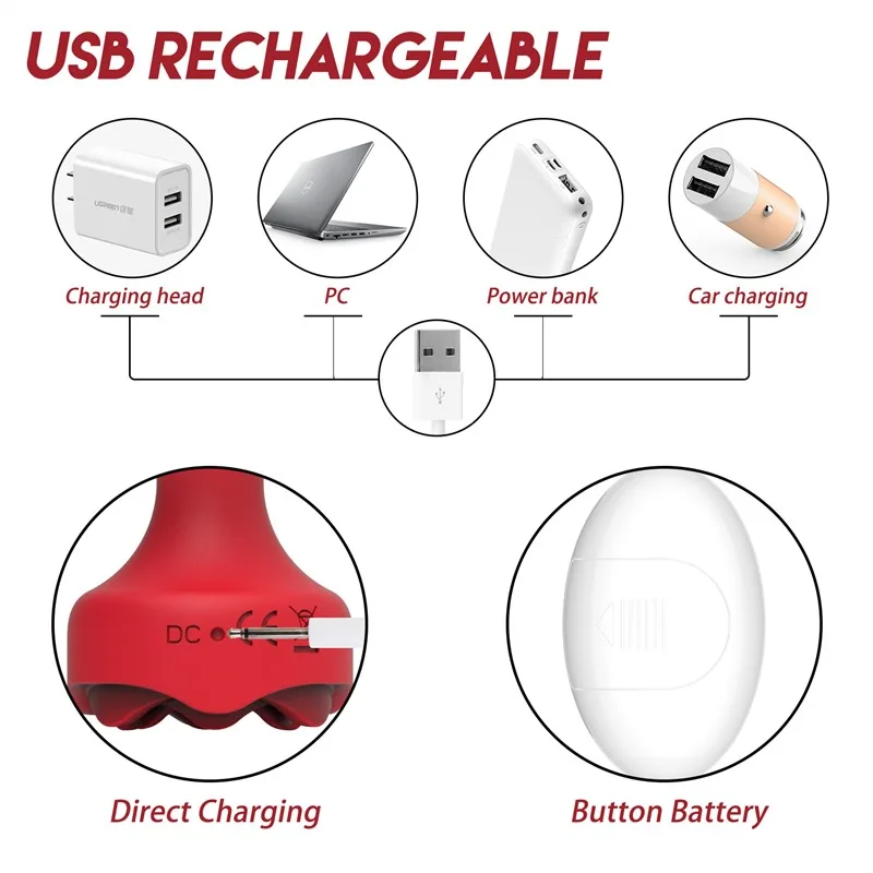 Remote Control Tapered Rose Anal Vibrator Butt Plug 4 Remote Control Tapered Rose Anal Vibrator Butt Plug 4