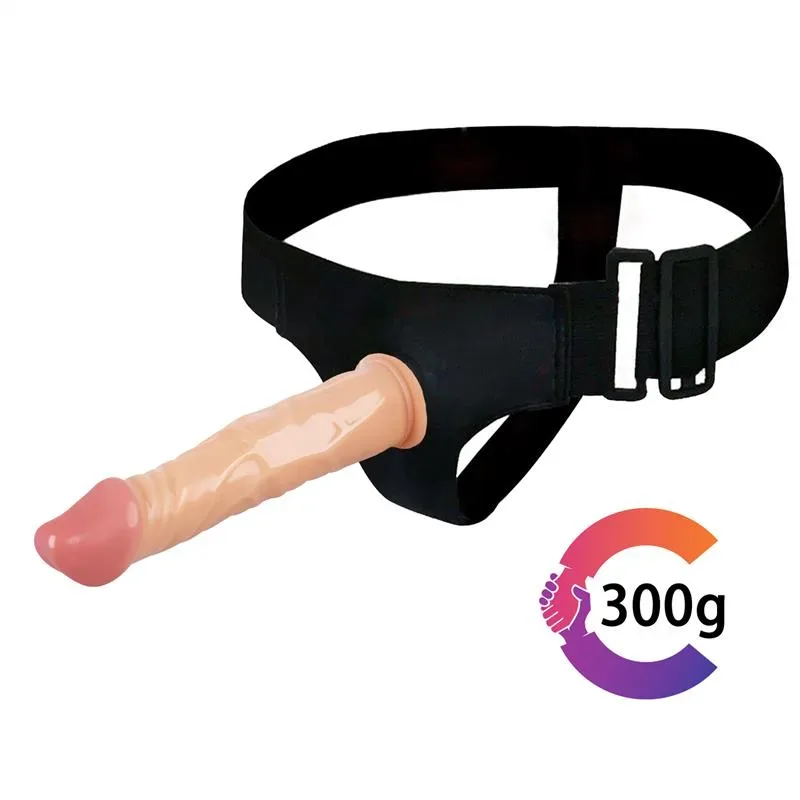 8 IN Pronounced Head PVC Dildo Strap On Harness Set 1 8 IN Pronounced Head PVC Dildo Strap On Harness Set 1