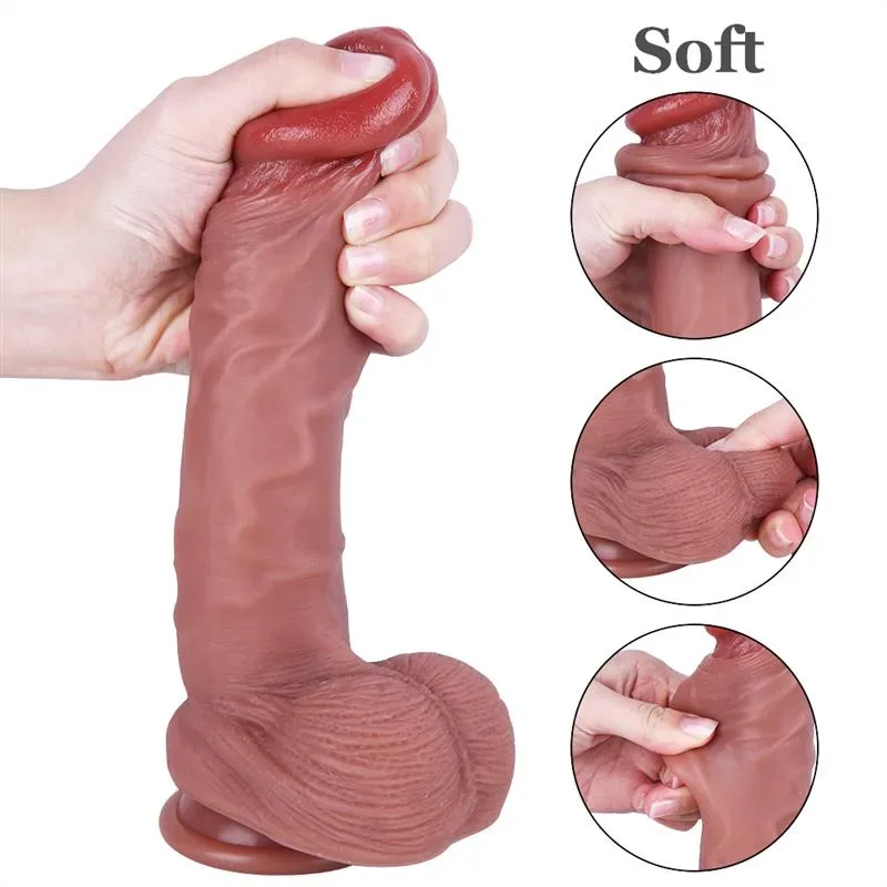 8 IN Lifelike Silicone Dildo Strap On Harness Set 4 8 IN Lifelike Silicone Dildo Strap On Harness Set 4