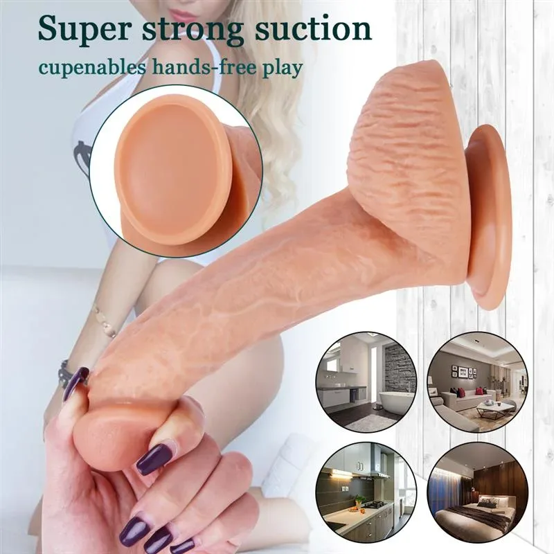 7.5 IN Real Skin Feel Dildo Strap On Kits 7 7.5 IN Real Skin Feel Dildo Strap On Kits 7