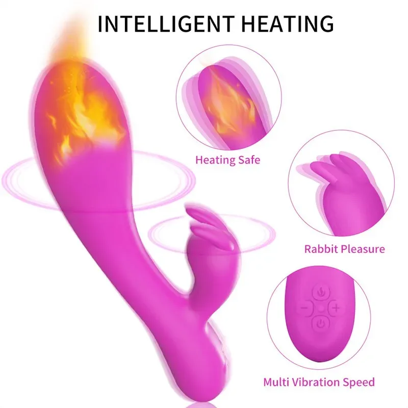 Dual Stimulation Warming G-spot Bunny Vibrator 4 Dual Stimulation Warming G-spot Bunny Vibrator 4