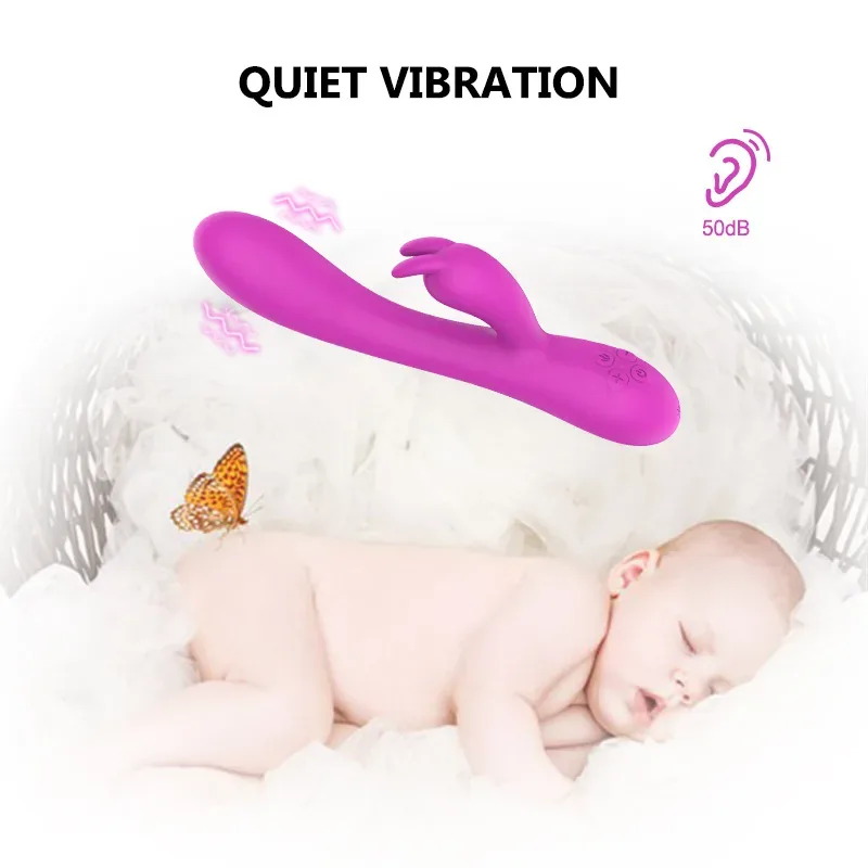 Dual Stimulation Warming G-spot Bunny Vibrator 7 Dual Stimulation Warming G-spot Bunny Vibrator 7