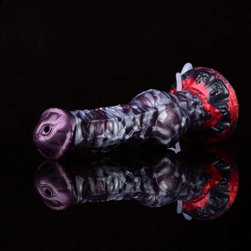 8.5 IN Ejaculating Horse Knot Dildo Silicone Equine Sex Toy 8 8.5 IN Ejaculating Horse Knot Dildo Silicone Equine Sex Toy 8