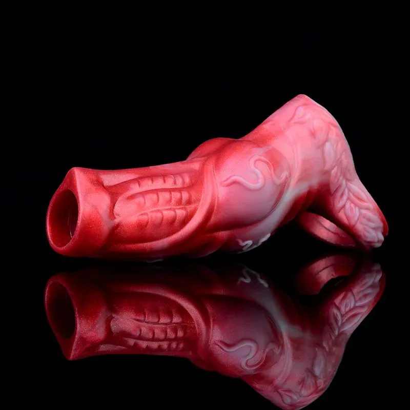 4.8 / 5.6 IN Squirting Knot Sleeve Ejaculating Fantasy Cock Sheath 6 4.8 / 5.6 IN Squirting Knot Sleeve Ejaculating Fantasy Cock Sheath 6