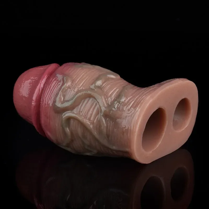 4.5 IN Cock Sleeve Thick Open Head Best Silicone Penis Extension 6 4.5 IN Cock Sleeve Thick Open Head Best Silicone Penis Extension 6