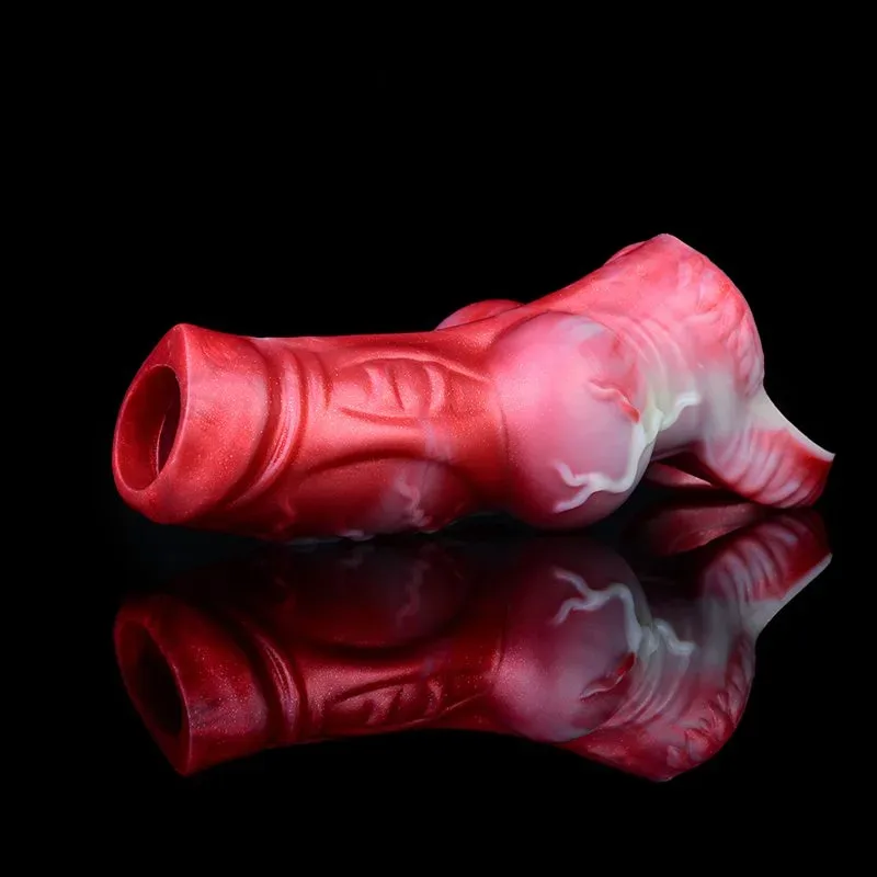 4.9 / 5.8 IN Cumming Ejaculating Big Knot Sleeve Silicone Penis Sheath 6 4.9 / 5.8 IN Cumming Ejaculating Big Knot Sleeve Silicone Penis Sheath 6