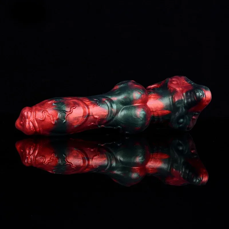 8 IN Silicone Wolf Dildo Big Knotted K9 Canine Sex Toy 8 8 IN Silicone Wolf Dildo Big Knotted K9 Canine Sex Toy 8