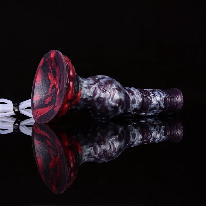 8.5 IN Ejaculating Horse Knot Dildo Silicone Equine Sex Toy 9 8.5 IN Ejaculating Horse Knot Dildo Silicone Equine Sex Toy 9