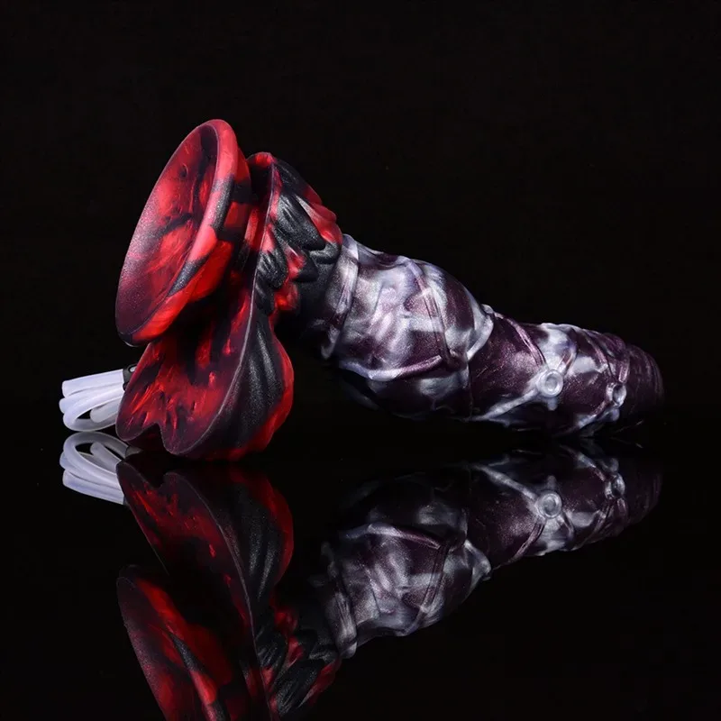 9.4 IN Squirting Knot Dog Dildo Cumming Canine Sex Toy 9 9.4 IN Squirting Knot Dog Dildo Cumming Canine Sex Toy 9