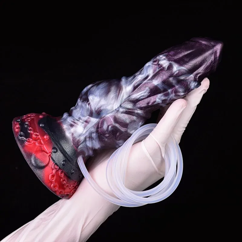 7.9 IN Ejaculating Dog Dildo Large Knot Squirting Sex Toy 10 7.9 IN Ejaculating Dog Dildo Large Knot Squirting Sex Toy 10