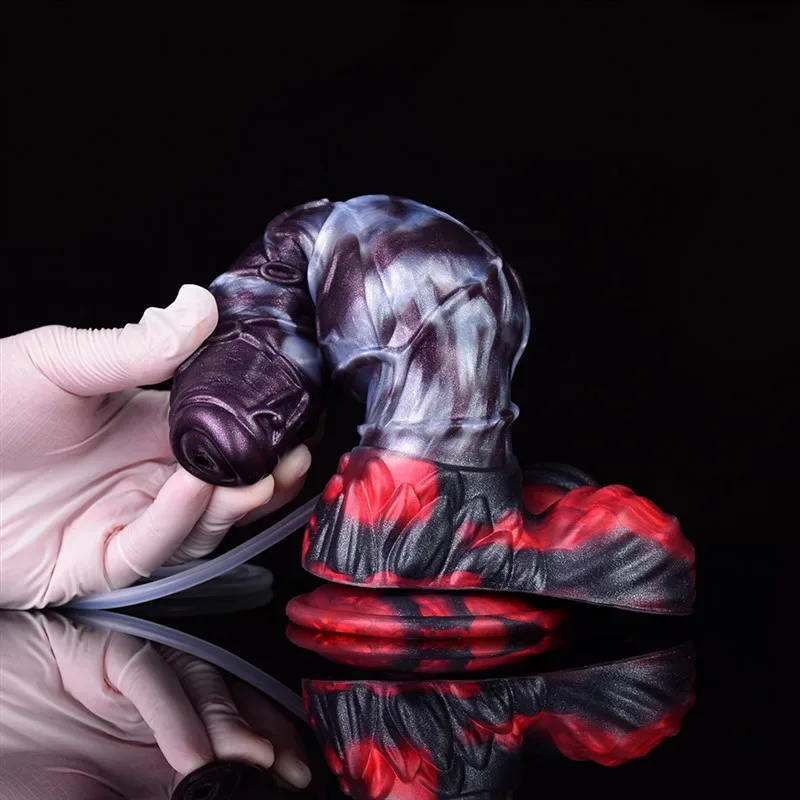 9.4 IN Squirting Knot Dog Dildo Cumming Canine Sex Toy 12 9.4 IN Squirting Knot Dog Dildo Cumming Canine Sex Toy 12