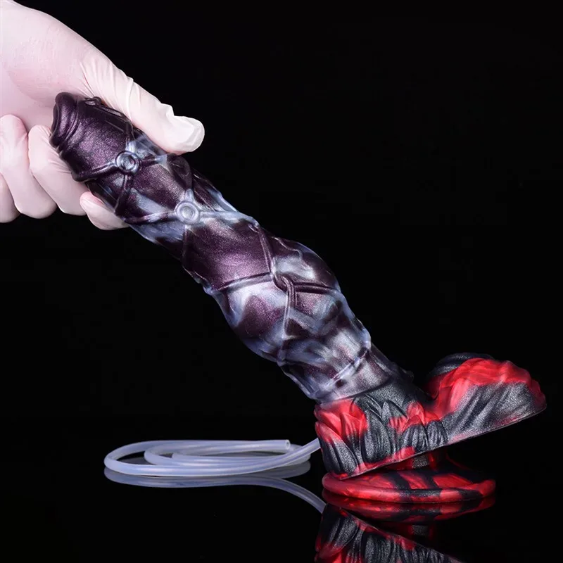 9.4 IN Squirting Knot Dog Dildo Cumming Canine Sex Toy 13 9.4 IN Squirting Knot Dog Dildo Cumming Canine Sex Toy 13