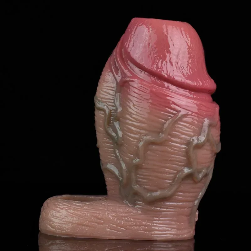 4.5 IN Cock Sleeve Thick Open Head Best Silicone Penis Extension 4 4.5 IN Cock Sleeve Thick Open Head Best Silicone Penis Extension 4