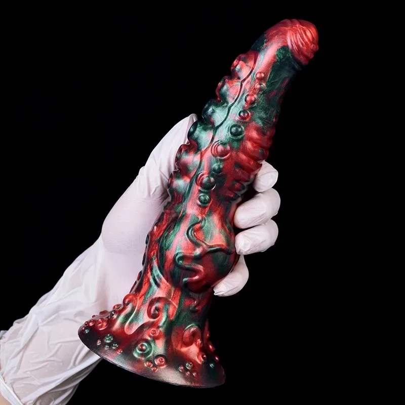 9.6 IN Tentacle Knot Dildo Soft Silicone Alien Adult Toy 3 9.6 IN Tentacle Knot Dildo Soft Silicone Alien Adult Toy 3
