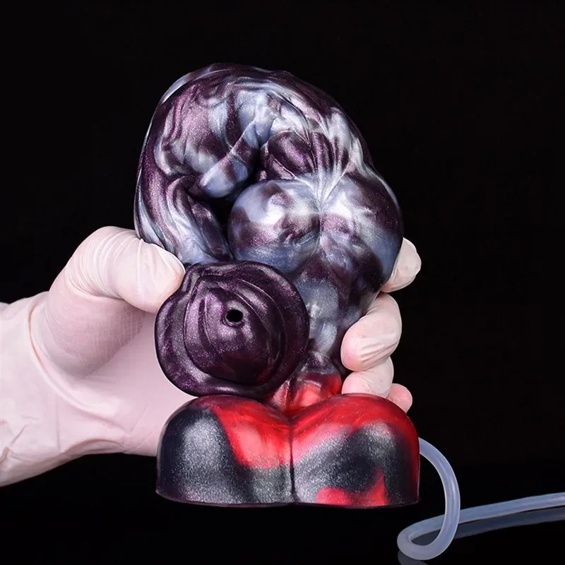 10.2 IN Ejaculating Knotted Horse Dildo Silicone Flexible Animal Penis 12 10.2 IN Ejaculating Knotted Horse Dildo Silicone Flexible Animal Penis 12