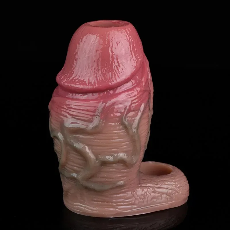 4.5 IN Cock Sleeve Thick Open Head Best Silicone Penis Extension 3 4.5 IN Cock Sleeve Thick Open Head Best Silicone Penis Extension 3