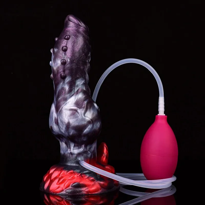 7.7 IN Ejaculating Dog Knot Dildo Squirting Animal Penis 3 7.7 IN Ejaculating Dog Knot Dildo Squirting Animal Penis 3