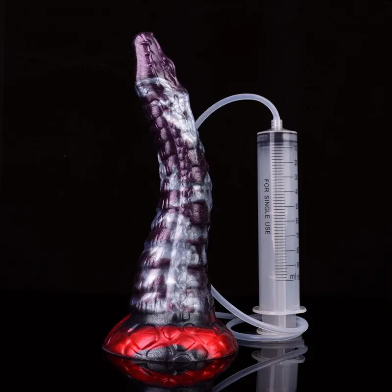 9.8 IN Ejaculating Dragon Dildo Soft Animal Shaped Adult Toy 4 9.8 IN Ejaculating Dragon Dildo Soft Animal Shaped Adult Toy 4