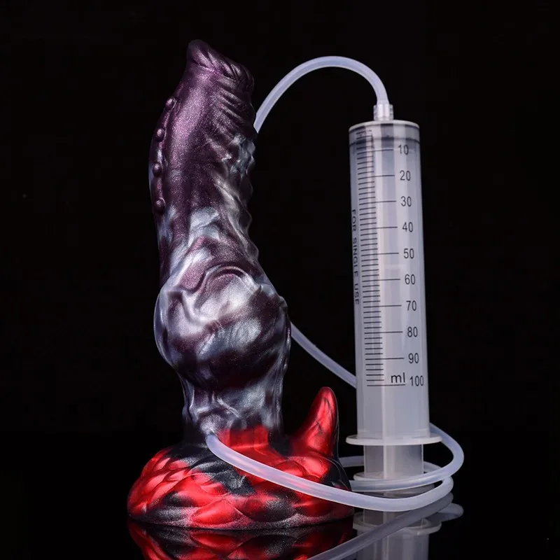 7.7 IN Ejaculating Dog Knot Dildo Squirting Animal Penis 4 7.7 IN Ejaculating Dog Knot Dildo Squirting Animal Penis 4