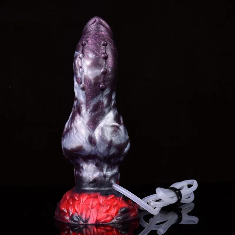 7.7 IN Ejaculating Dog Knot Dildo Squirting Animal Penis 6 7.7 IN Ejaculating Dog Knot Dildo Squirting Animal Penis 6