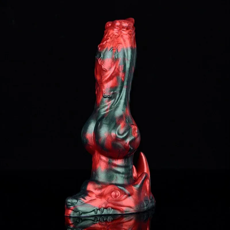 8 IN Silicone Wolf Dildo Big Knotted K9 Canine Sex Toy 7 8 IN Silicone Wolf Dildo Big Knotted K9 Canine Sex Toy 7