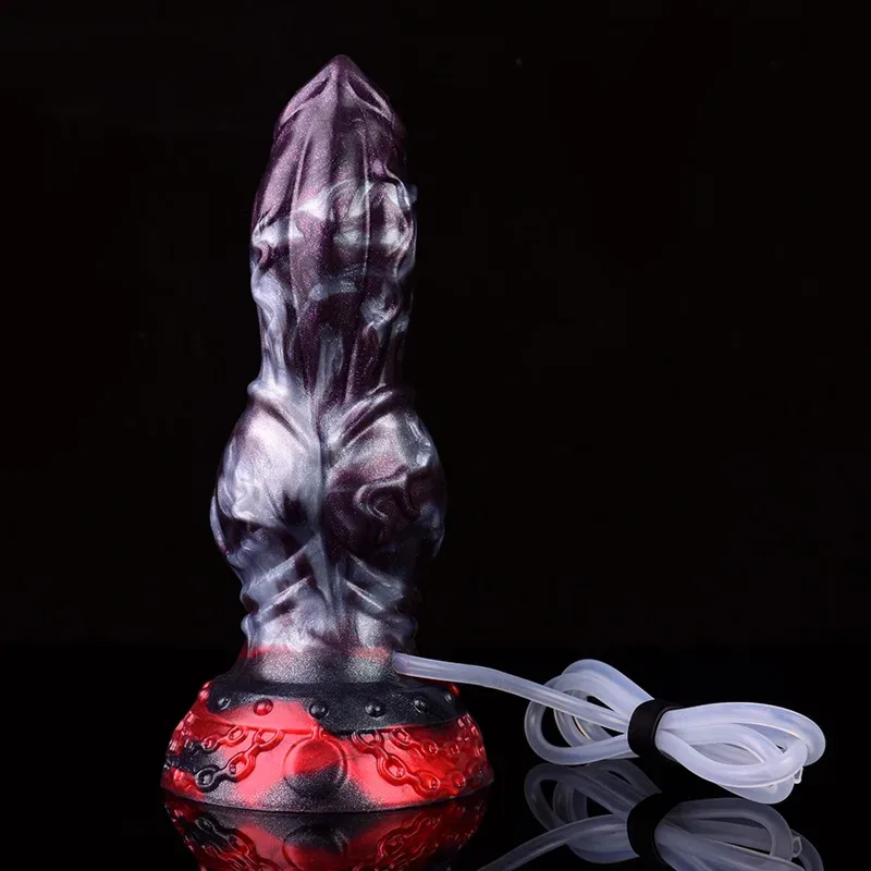 7.9 IN Ejaculating Dog Dildo Large Knot Squirting Sex Toy 6 7.9 IN Ejaculating Dog Dildo Large Knot Squirting Sex Toy 6