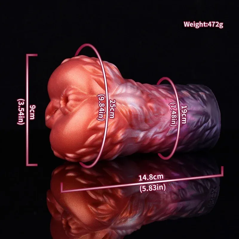 Fantasy Dog Airplane Cup Two Channel Silicone Wolf Pussy Toy 1 Fantasy Dog Airplane Cup Two Channel Silicone Wolf Pussy Toy 1