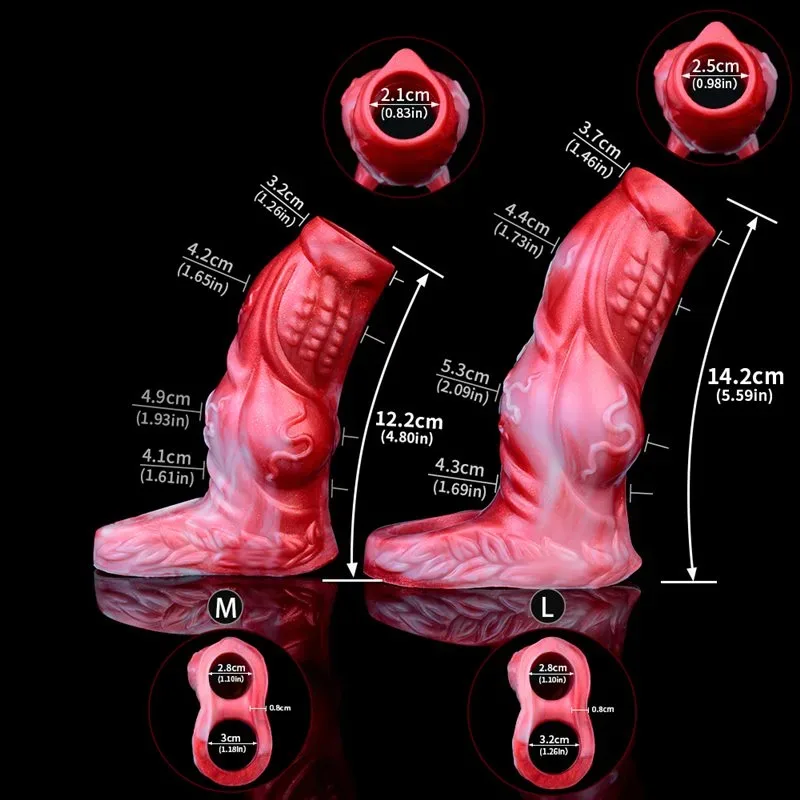 4.8 / 5.6 IN Squirting Knot Sleeve Ejaculating Fantasy Cock Sheath 1 4.8 / 5.6 IN Squirting Knot Sleeve Ejaculating Fantasy Cock Sheath 1