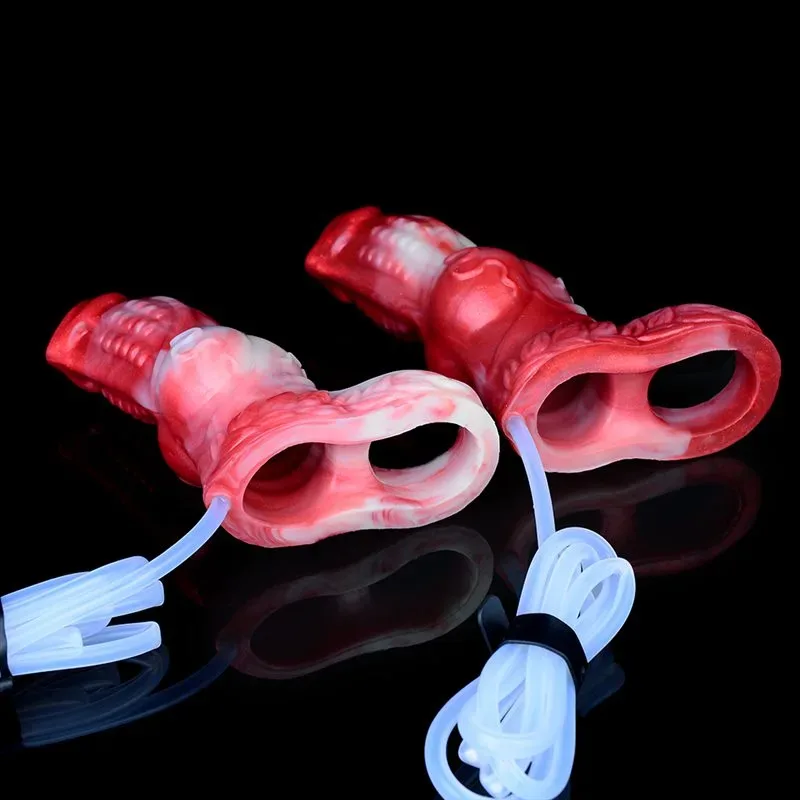 4.8 / 5.6 IN Squirting Knot Sleeve Ejaculating Fantasy Cock Sheath 16 4.8 / 5.6 IN Squirting Knot Sleeve Ejaculating Fantasy Cock Sheath 16