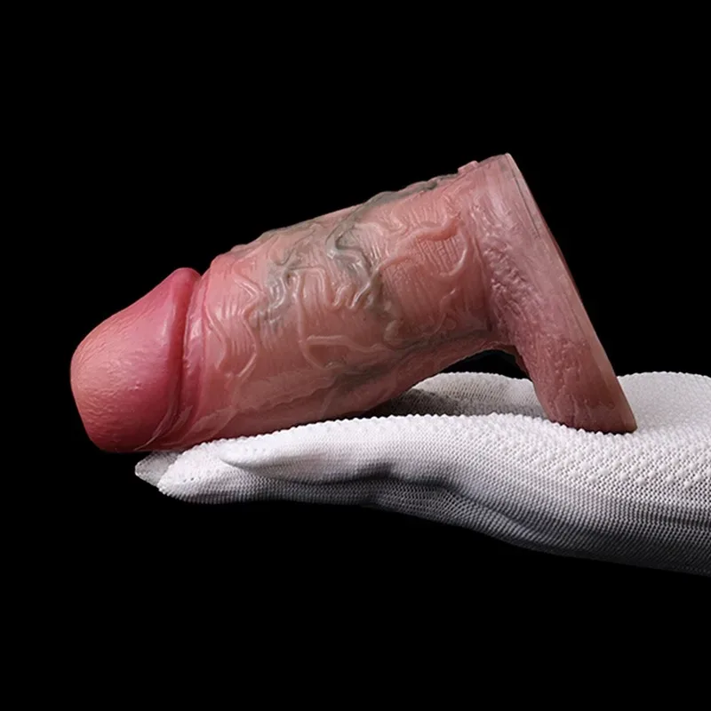 4.5 IN Premium Penis Sleeve Best Realistic Cock Extender 7 4.5 IN Premium Penis Sleeve Best Realistic Cock Extender 7