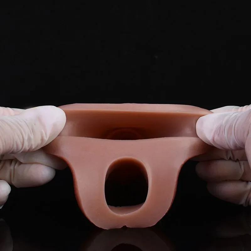 4.8 IN Open Head Real Skin Feeling Silicone Cock Sleeve 11 4.8 IN Open Head Real Skin Feeling Silicone Cock Sleeve 11