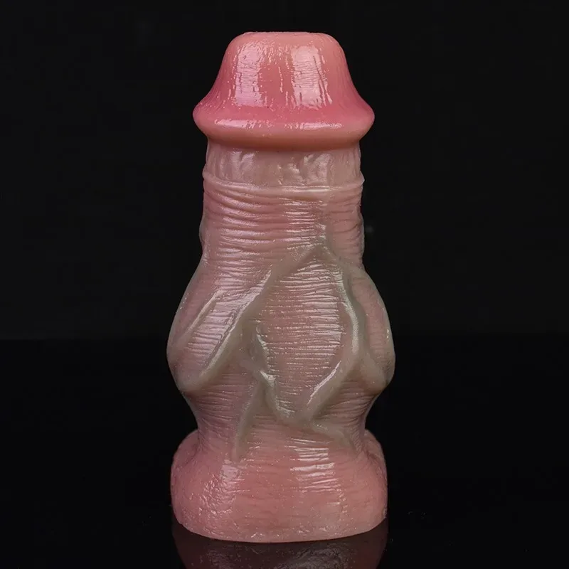 5.3 IN Knot Cock Sleeve Silicone Realistic Penis Sheath 5 5.3 IN Knot Cock Sleeve Silicone Realistic Penis Sheath 5
