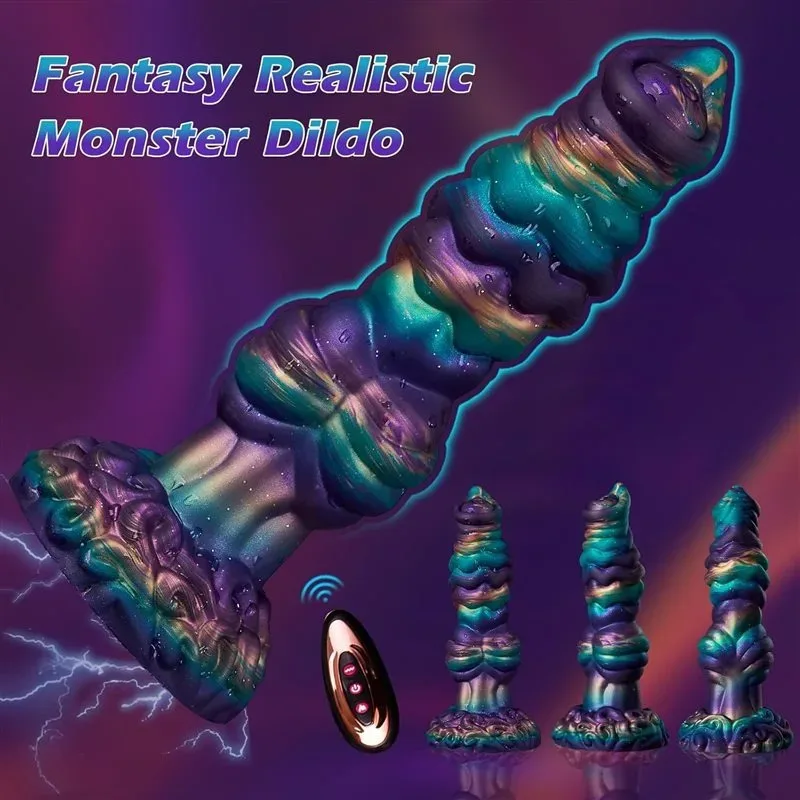 10 Inch Fantasy Thrusting and Vibrating Dog Knot Dildo Sex Toy 2 10 Inch Fantasy Thrusting and Vibrating Dog Knot Dildo Sex Toy 2