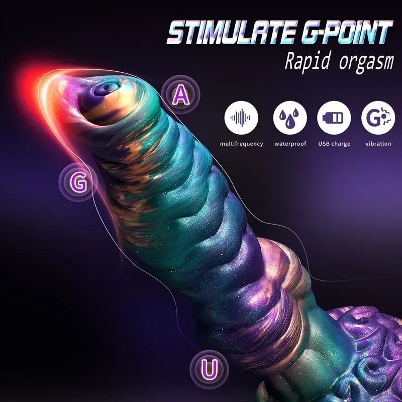 10 Inch Fantasy Thrusting and Vibrating Dog Knot Dildo Sex Toy 4 10 Inch Fantasy Thrusting and Vibrating Dog Knot Dildo Sex Toy 4