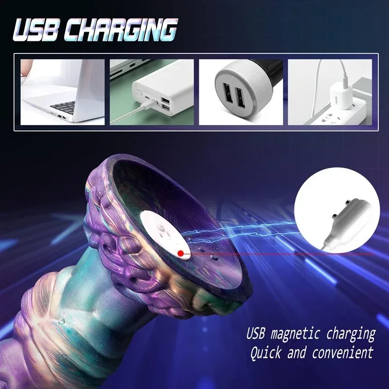 10 Inch Fantasy Thrusting and Vibrating Dog Knot Dildo Sex Toy 6 10 Inch Fantasy Thrusting and Vibrating Dog Knot Dildo Sex Toy 6