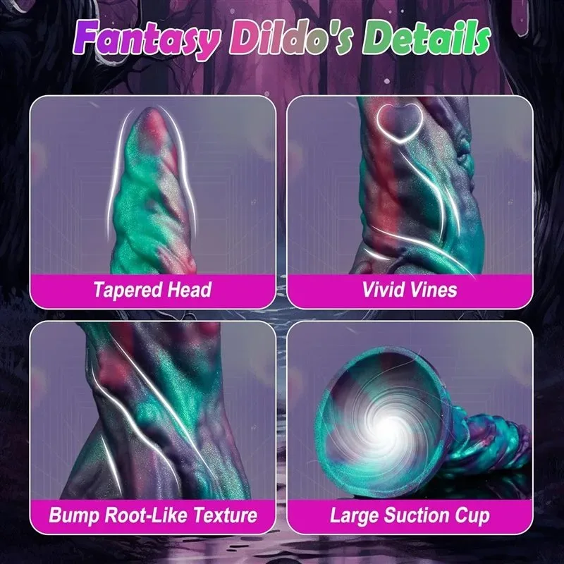 10.5 Inch Long Thin Flexible Fantasy Alien Anal Stretching Dildo 3 10.5 Inch Long Thin Flexible Fantasy Alien Anal Stretching Dildo 3