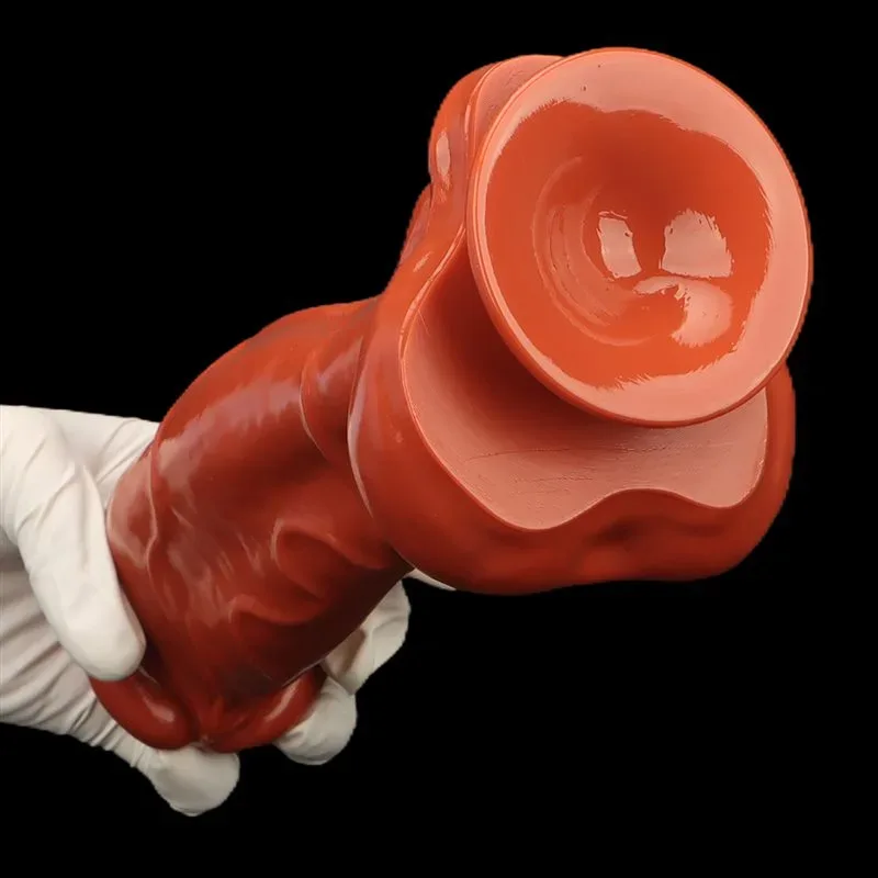 11 IN Long 2.5 IN Wide Big Brown Roud Headed Lifelike PVC Dildo 6 11 IN Long 2.5 IN Wide Big Brown Roud Headed Lifelike PVC Dildo 6