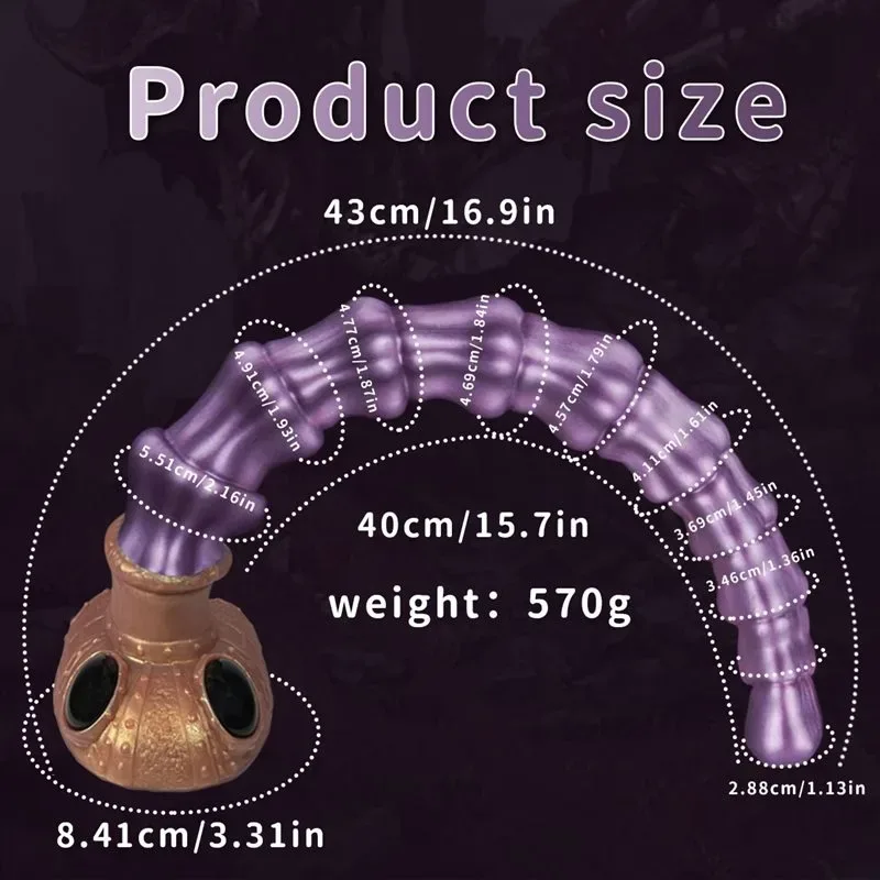 17 Inch Big Long Fantasy Alien Anal Dildo for Deep Training 1 17 Inch Big Long Fantasy Alien Anal Dildo for Deep Training 1