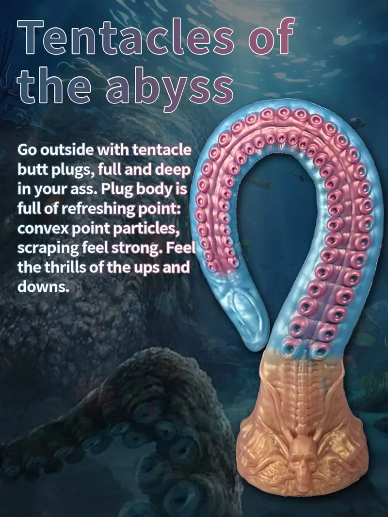 18.7 Inch Extra Long Tentacle Anal Plug Fantasy Octopus Dildo 2 18.7 Inch Extra Long Tentacle Anal Plug Fantasy Octopus Dildo 2