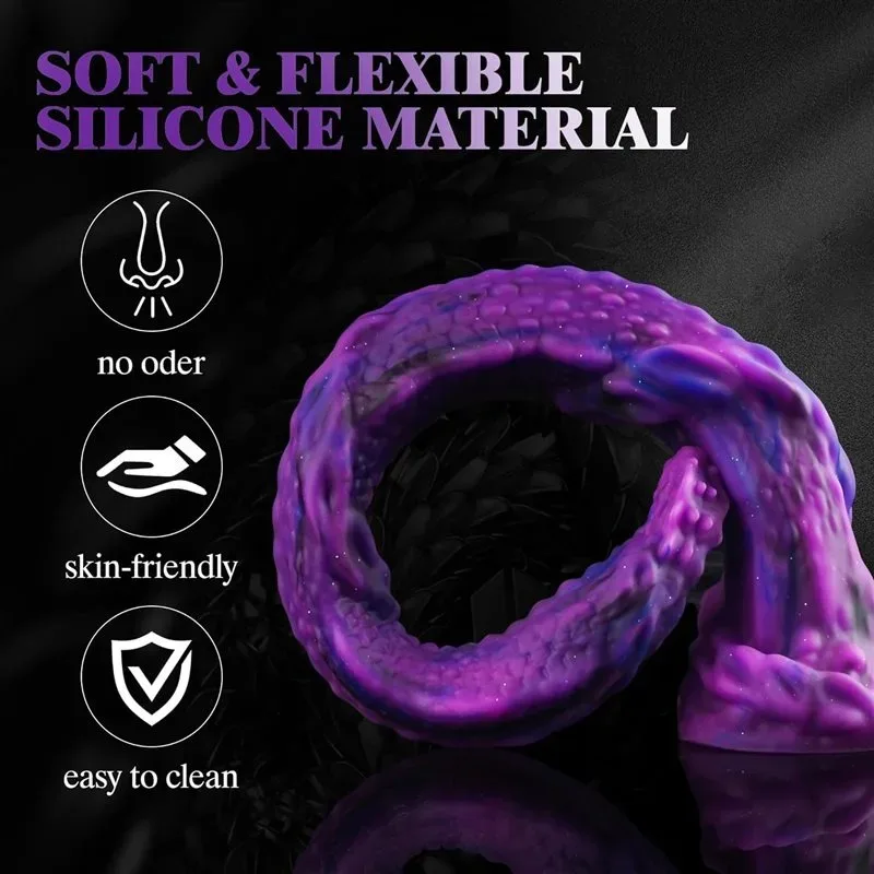 19.5 Inch Super Long Fantasy Dragon Anal Stretching Dildo 5 19.5 Inch Super Long Fantasy Dragon Anal Stretching Dildo 5