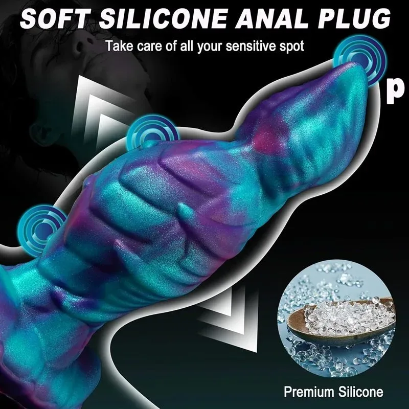 5.5/6.5/7.5 Inch Wearable Fantasy Tapered Tip Anal Plug 2 5.5/6.5/7.5 Inch Wearable Fantasy Tapered Tip Anal Plug 2