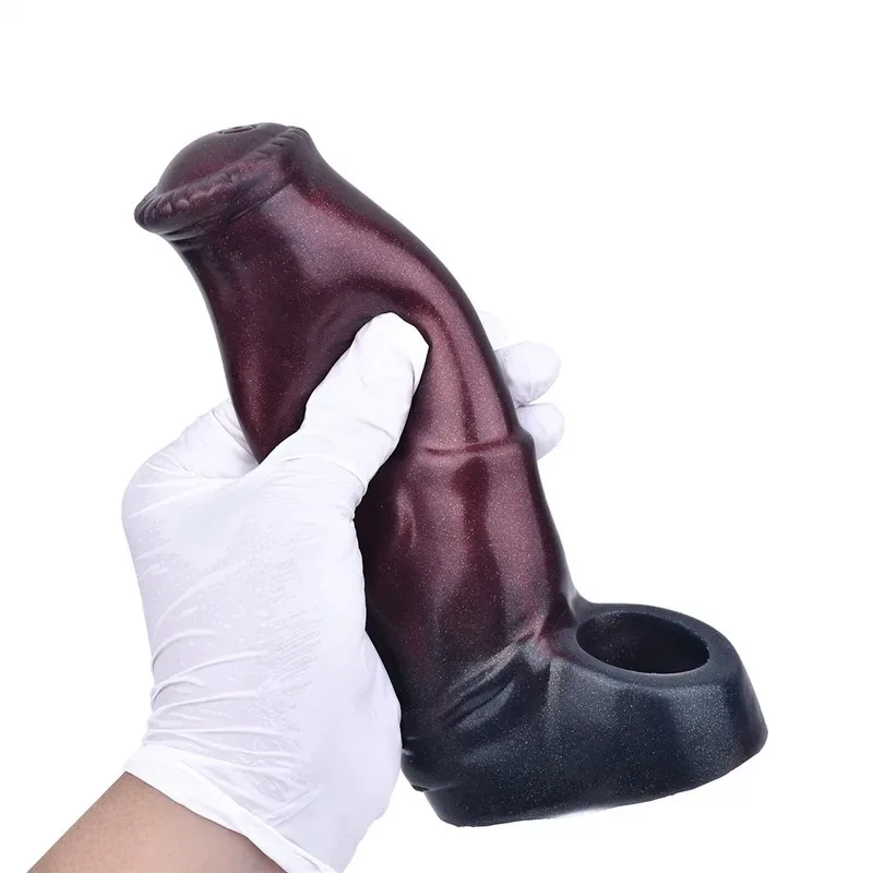 6.7 IN Silicone Horse Cock Sleeve Fantasy Penis Extension 7 6.7 IN Silicone Horse Cock Sleeve Fantasy Penis Extension 7