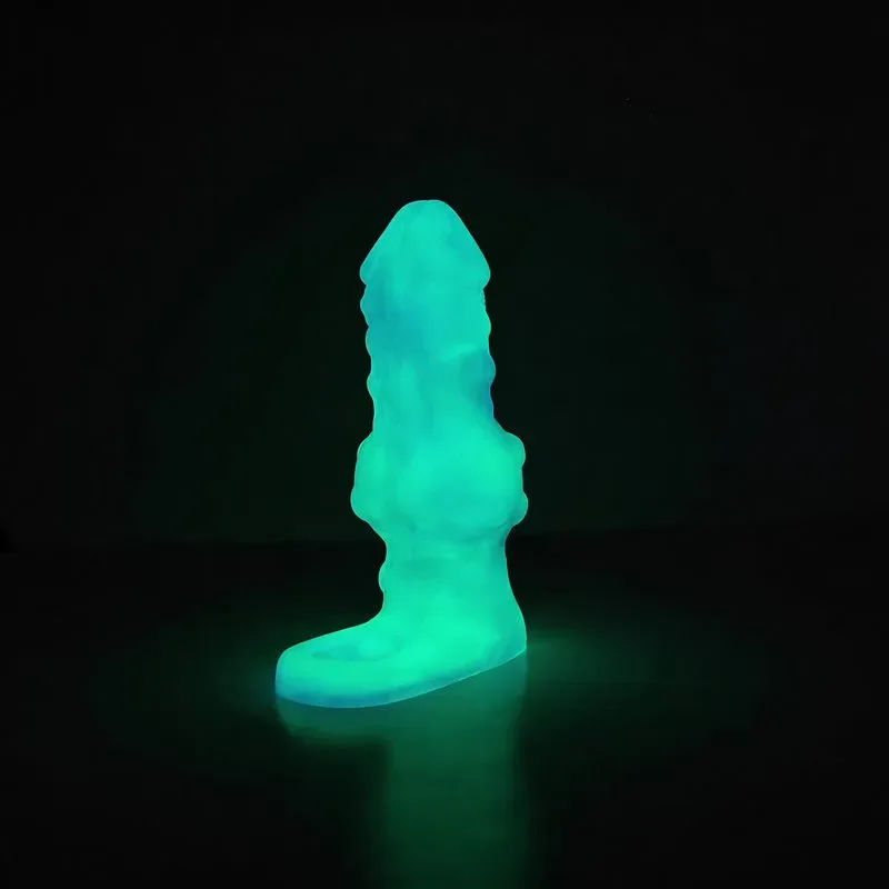 7.1 Inch Luminous Knotted Cock Sleeve Fantasy Beaded Penis Sheath 8 7.1 Inch Luminous Knotted Cock Sleeve Fantasy Beaded Penis Sheath 8